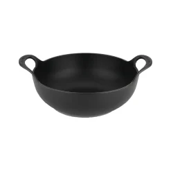 Le Creuset Cast Iron 24cm Balti Dish - Satin Black