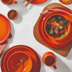 Le Creuset 22cm Stoneware Coupe Side Plate - Volcanic