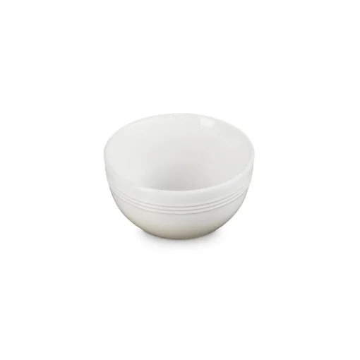 Le Creuset 12cm Stoneware Round Coupe Snack Bowl - Meringue