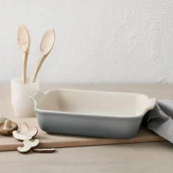 Le Creuset Heritage Stoneware 32cm Rectangular Deep Dish - Sea Salt