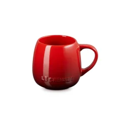 Le Creuset 320ml Stoneware Coupe Sphere Mug - Cerise