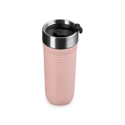 Le Creuset 'On The Go' 350ml Insulated Travel Mug - Shell Pink