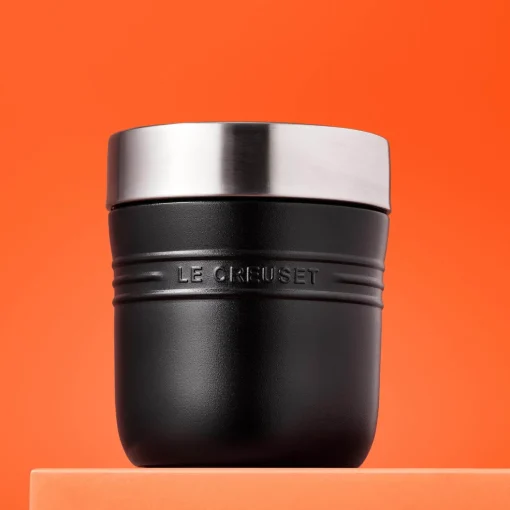 Le Creuset 'On The Go' 500ml Insulated Food Flask - Satin Black