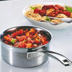 Le Creuset 3-Ply Stainless Steel Saucepan - 14cm