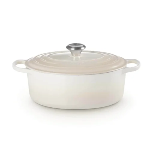 Le Creuset Signature Cast Iron 29cm Oval Casserole - Meringue