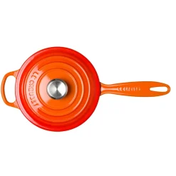 Le Creuset Signature Cast Iron 3 Piece Saucepan Set - Volcanic