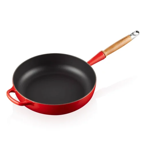 Le Creuset Signature Cast Iron 28cm Saute Pan - Cerise