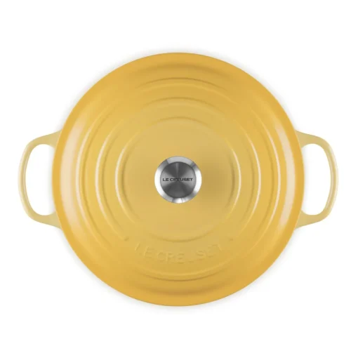 Le Creuset Signature Cast Iron 30cm Round Risotto Pot / Casserole - Camomille