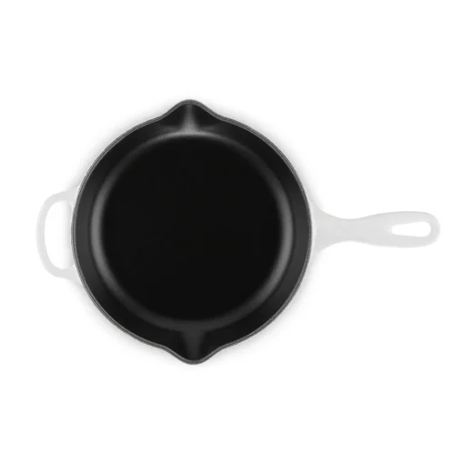 Le Creuset Signature Cast Iron 23cm Round Skillet - White
