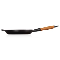 Le Creuset Signature Cast Iron 3 Piece Frying Pan & Saute Pan Set - Satin Black