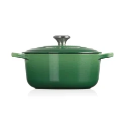 Le Creuset Signature Cast Iron 28cm Round Casserole  - Bamboo Green