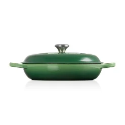 Le Creuset Signature Cast Iron 30cm Shallow Casserole  - Bamboo Green