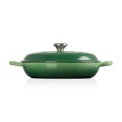 Le Creuset Signature Cast Iron 30cm Shallow Casserole  - Bamboo Green