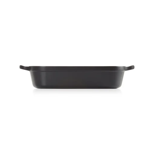 Le Creuset Signature Cast Iron 33cm Rectangular Roaster - Satin Black