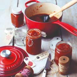 Le Creuset Signature Cast Iron 3 Piece Saucepan Set - Cerise
