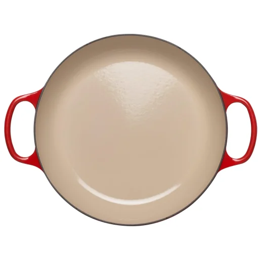 Le Creuset Signature Cast Iron 26cm Shallow Casserole - Cerise