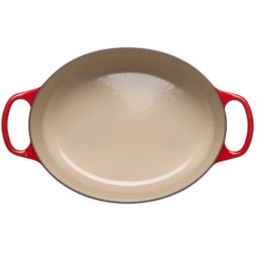 Le Creuset Signature Cast Iron 27cm Oval Casserole - Cerise