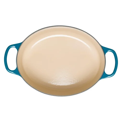 Le Creuset Signature Cast Iron 27cm Oval Casserole - Deep Teal