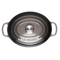 Le Creuset Signature Cast Iron 29cm Oval Casserole - Flint
