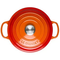 Le Creuset Signature Cast Iron 30cm Round Casserole - Volcanic