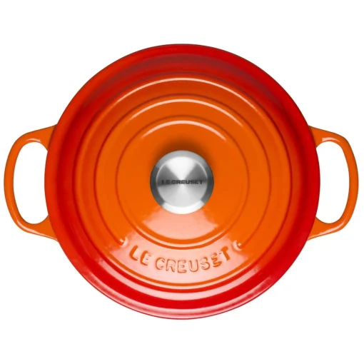 Le Creuset Signature Cast Iron 30cm Round Casserole - Volcanic