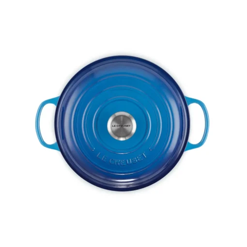 Le Creuset Signature Cast Iron 26cm Shallow Casserole - Azure