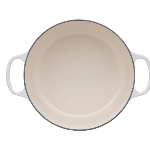 Le Creuset Signature Cast Iron 28cm Round Casserole - Meringue