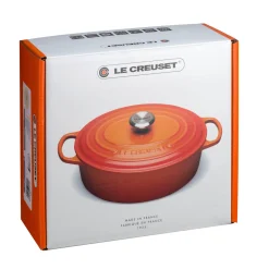 Le Creuset Signature Cast Iron 29cm Oval Casserole - Flint