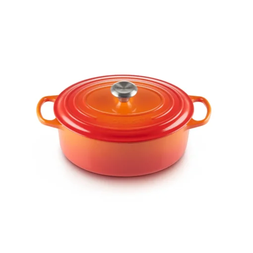 Le Creuset Signature Cast Iron 31cm Oval Casserole - Volcanic