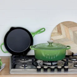 Le Creuset Signature Cast Iron 29cm Oval Casserole - Bamboo Green