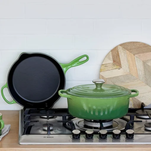 Le Creuset Signature Cast Iron 29cm Oval Casserole - Bamboo Green