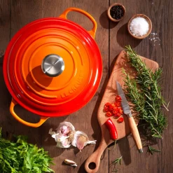 Le Creuset Signature Cast Iron 30cm Round Casserole - Volcanic