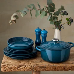 Le Creuset Signature Cast Iron 20cm Round Casserole - Deep Teal