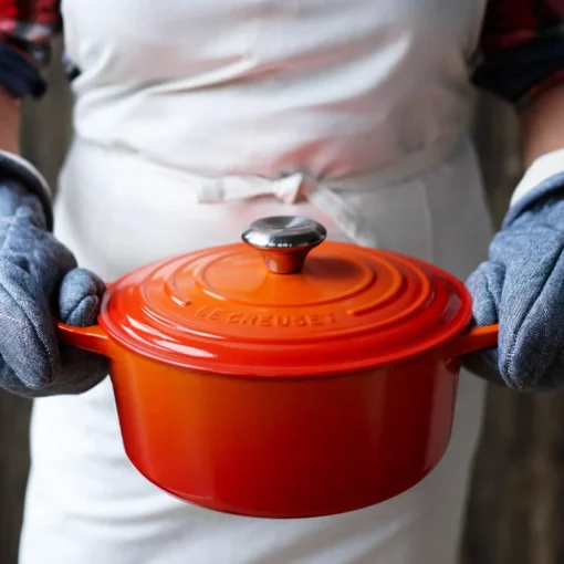 Le Creuset Signature Cast Iron 30cm Round Casserole - Volcanic