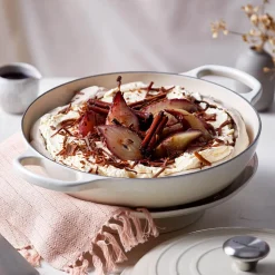 Le Creuset Signature Cast Iron 30cm Shallow Casserole - Meringue