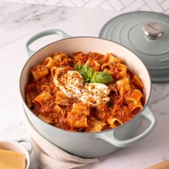 Le Creuset Signature 20cm Cast Iron Round Casserole - Sea Salt