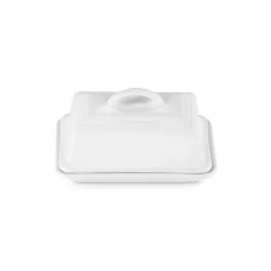 Le Creuset Stoneware Butter Dish - White