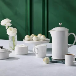 Le Creuset Stoneware Cappuccino Mug - White