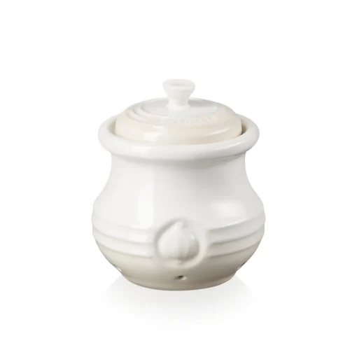 Le Creuset Stoneware Garlic Keeper - Meringue