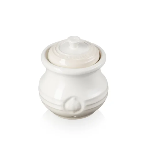 Le Creuset Stoneware Garlic Keeper - Meringue