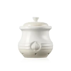 Le Creuset Stoneware Garlic Keeper - Meringue