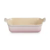 Le Creuset Stoneware Heritage 26cm Rectangular Deep  Dish - Shell Pink