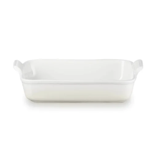 Le Creuset Stoneware Heritage 32cm Rectangular Deep Dish - Meringue