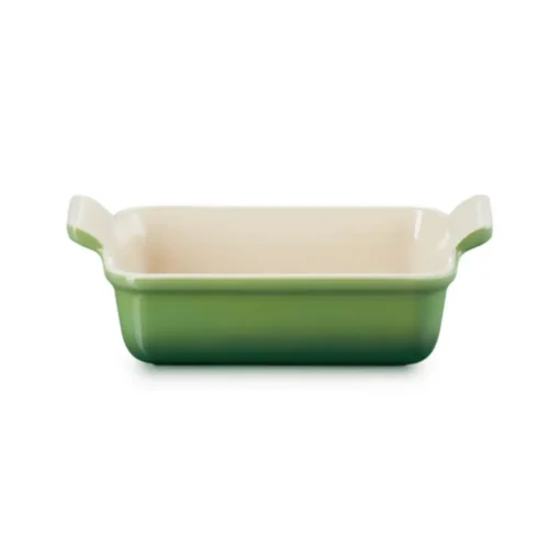 Le Creuset Stoneware Heritage 19cm Rectangular Deep Dish - Bamboo Green