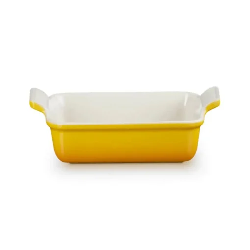 Le Creuset Stoneware Heritage 19cm Rectangular Deep  Dish - Nectar