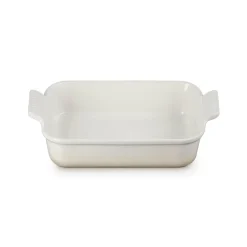 Le Creuset Stoneware Heritage 26cm Rectangular Deep Dish - Meringue
