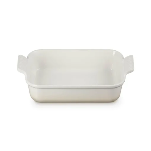 Le Creuset Stoneware Heritage 26cm Rectangular Deep Dish - Meringue