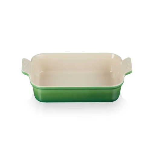 Le Creuset Stoneware Heritage 26cm Rectangular Dish - Bamboo Green