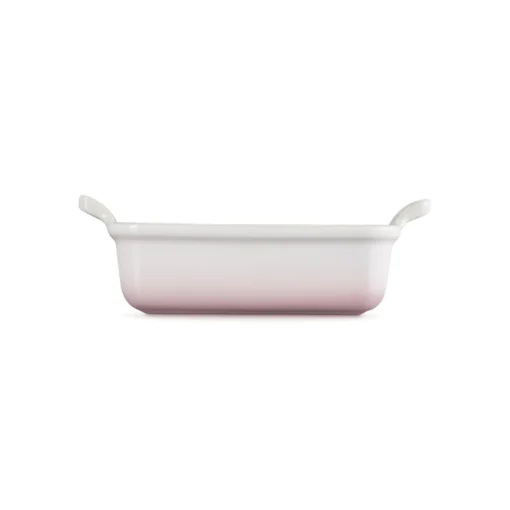 Le Creuset Stoneware Heritage 19cm Rectangular Deep  Dish - Shell Pink