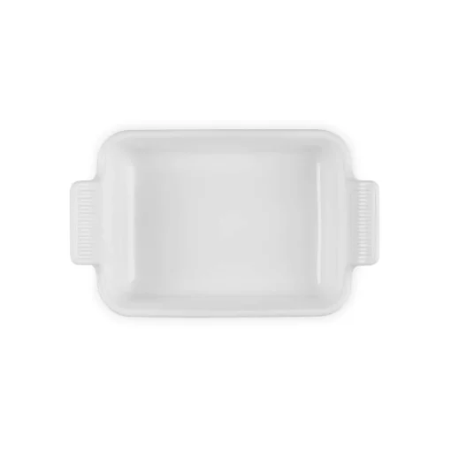 Le Creuset Stoneware Heritage 19cm Rectangular Deep Dish - White